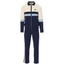 Weekend Offender Peaceful Valley Retro 1980s Colour Block Panel Tracksuit in Navy