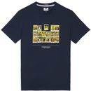 Weekend Offender Polaroids Graphic T-Shirt in Navy
