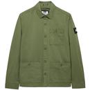 Weekend Offender Tavira Military Shirt Jacket in Sapling Green