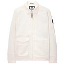 Weekend Offender Vinnie Cord Overshirt OSAW2311 in Winter White