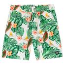 Weekend Offender White Lotus Retro 70s Floral Resort Shorts STSS2418