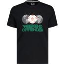 weekend offender mens mexico world cup '86 retro graphic print crew neck tshirt black
