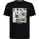 weekend offender mens music posters collage large print crew neck tshirt black