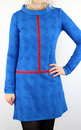 Digger WHO'S THAT GIRL Retro Mod 60s Dress Blue