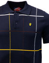 WIGAN CASINO Northern Soul Check Knit Polo Top (N)