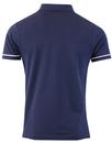 WIGAN CASINO Mod Oxford Panel Pique Polo Shirt (N)