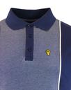 WIGAN CASINO Mod Oxford Panel Pique Polo Shirt (N)
