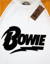 Bowie Raglan WORN BY Lightning Logo Retro T-shirt
