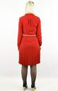 Hostess WOW TO GO Retro 60s Vintage Pleat Dress R