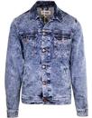 WRANGLER Marble Dye Seventies Retro Denim Jacket