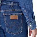 11MWZ WRANGLER Slim Western Jeans - 6 Month Wash