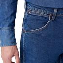 11MWZ WRANGLER Slim Western Jeans - 6 Month Wash