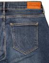 WRANGLER Women's Authentic Blue 70s Bootcut Jeans