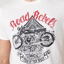 WRANGLER Western Retro Road Rebels Biker Tee OW
