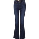 wrangler womens mid rise bootcut jeans authentic blue