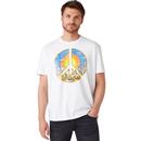 WRANGLER Mens Retro Desert Peace Print T-Shirt