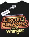 Circuit Breaker WRANGLER Men's Retro 1970s T-Shirt