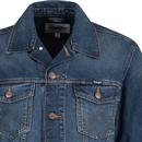 Wrangler Retro 70s Classic Denim Jacket Mid Stone