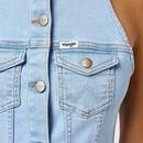 Wrangler Jeans Retro 80s Denim Collared Dress S