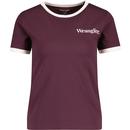 Wrangler Women's Relaxed Retro Ringer T-shirt  (D)