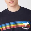 Explorer WRANGLER Retro Rainbow Stripe Sweatshirt