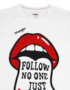 Follow No One Just WRANGLER Retro Festival T-shirt