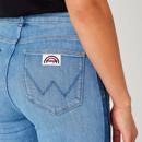 Wrangler Retro Side Panel Flare Jeans Shady Lady