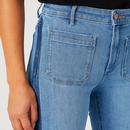 Wrangler Retro Side Panel Flare Jeans Shady Lady