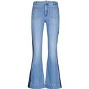 Wrangler Women's Retro 1970s Flare Jeans in Shady Lady