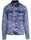 WRANGLER Marble Dye Seventies Retro Denim Jacket