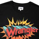 Hero WRANGLER Men's Retro 70s Graphic T-Shirt