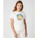 WRANGLER Womens Retro Desert Peace Print T-Shirt