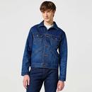 Wrangler Indigo Icons 124MJ Denim Western Jacket in Far Away 112341043