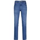Wrangler Larston Slim Denim Jeans in Rough Rider Blue W18SCSZ57