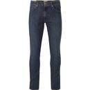 wrangler mens larston 812 slim tapered leg jeans legendary indigo