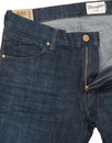 Larston WRANGLER Mod Slim Tapered Green Belt Jeans