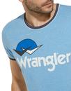 WRANGLER Men's Retro 70s Birds & Sunset Logo Tee