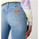 WRANGLER Womens Mom Kick Flared Jeans - SUNKISS