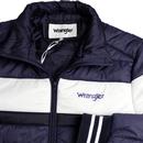 WRANGLER Retro 80s Colour Block Puffer Jacket (BD)