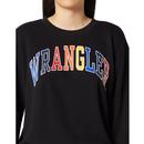 WRANGLER Women's Retro Rainbow Logo Sweatshirt B