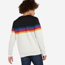 WRANGLER Retro 70's Rainbow Stripe Logo Sweatshirt