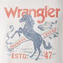Wrangler Retro Americana Graphic Tee Worn White