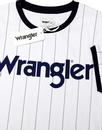 WRANGLER Retro Seventies Sports Stripe Ringer Tee