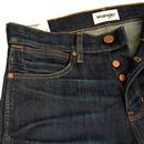 Spencer WRANGLER Retro Mod Slim Denim Jeans RINSE