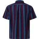 WRANGLER Retro Resort Stripe Short Sleeve Shirt FR