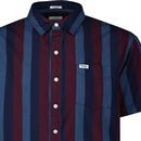 WRANGLER Retro Resort Stripe Short Sleeve Shirt FR