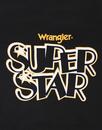 Super Star WRANGLER Retro 70s Cap Sleeve T-Shirt