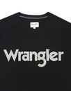 WRANGLER Men's Retro 1970s Signature T-Shirt BLACK