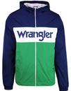 wrangler wally retro windbreaker jacket blue depth