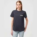 Wrangler Women's Retro 70s Round Logo T-shirt in Black 112350315